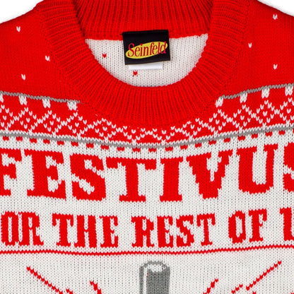 Seinfeld Festivus For The Rest Of Us Pole Ugly Christmas Sweater